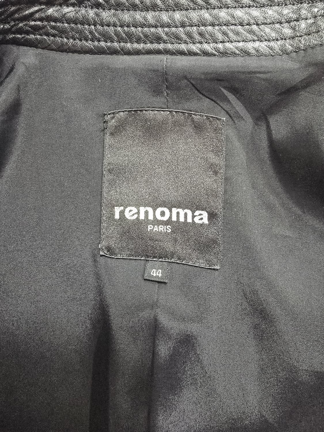 레노마 블랙 모 롱 코트44 상품이미지8