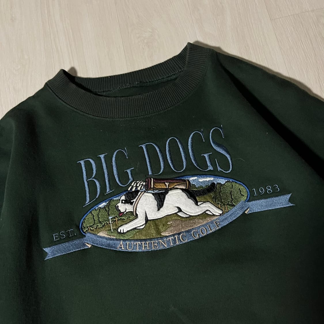 Big Dogs . 90's 빅도그 빈티지 스웻셔츠 상품이미지3