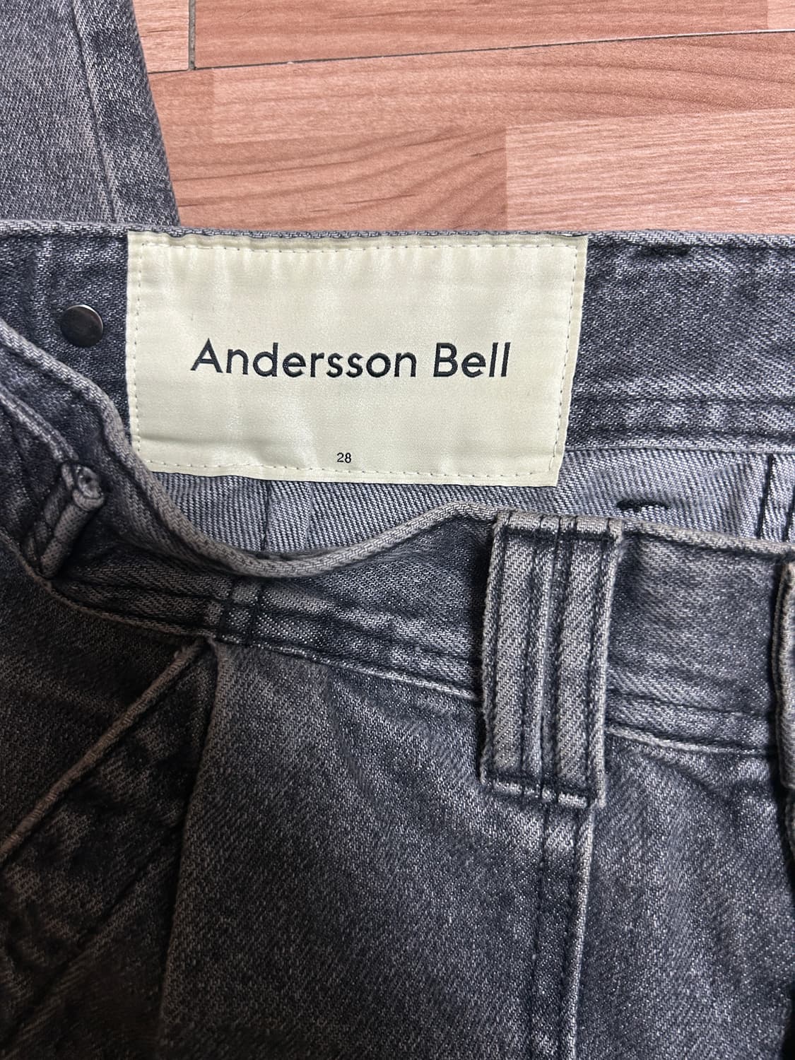 엔던슨벨 익스탠디드 스트레이트 진 (BLACK) 상품이미지3