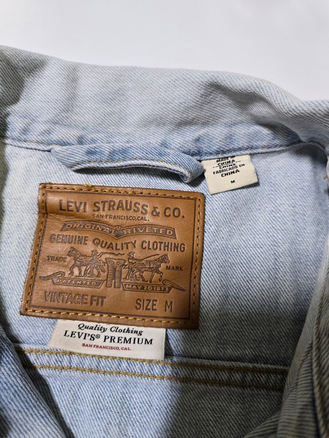 리바이스 빅이 비기 연청 청자켓(M사이즈) 상품이미지4