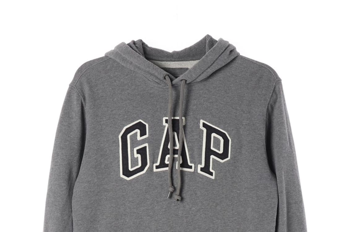 GAP 다크그레이 클래식 아치로고 후드티 S 상품이미지3