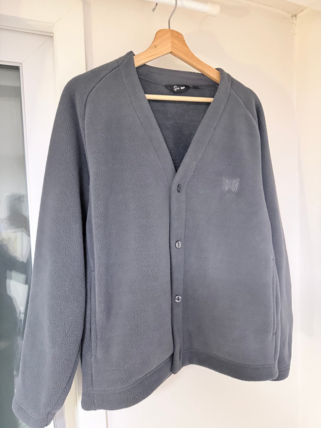 유니클로 니들즈 콜라보 가디건 그레이 M 상품이미지1
