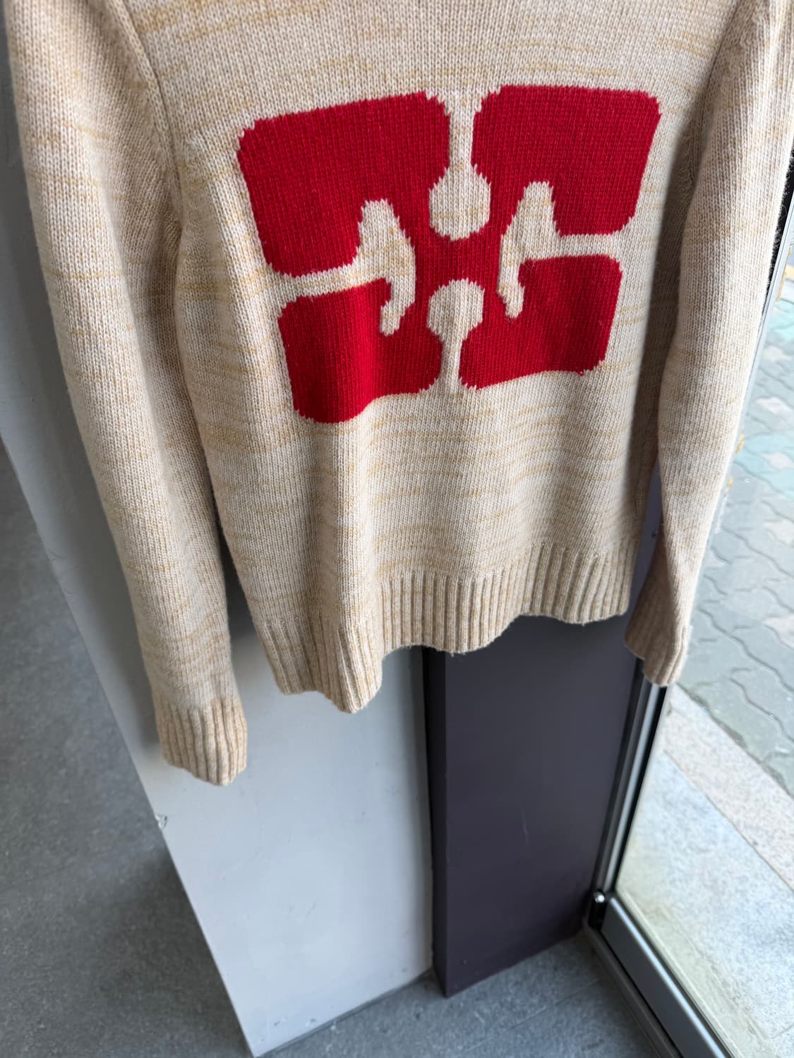 S/ 가니 버터플라이 로고 니트 스웨터 상품이미지5