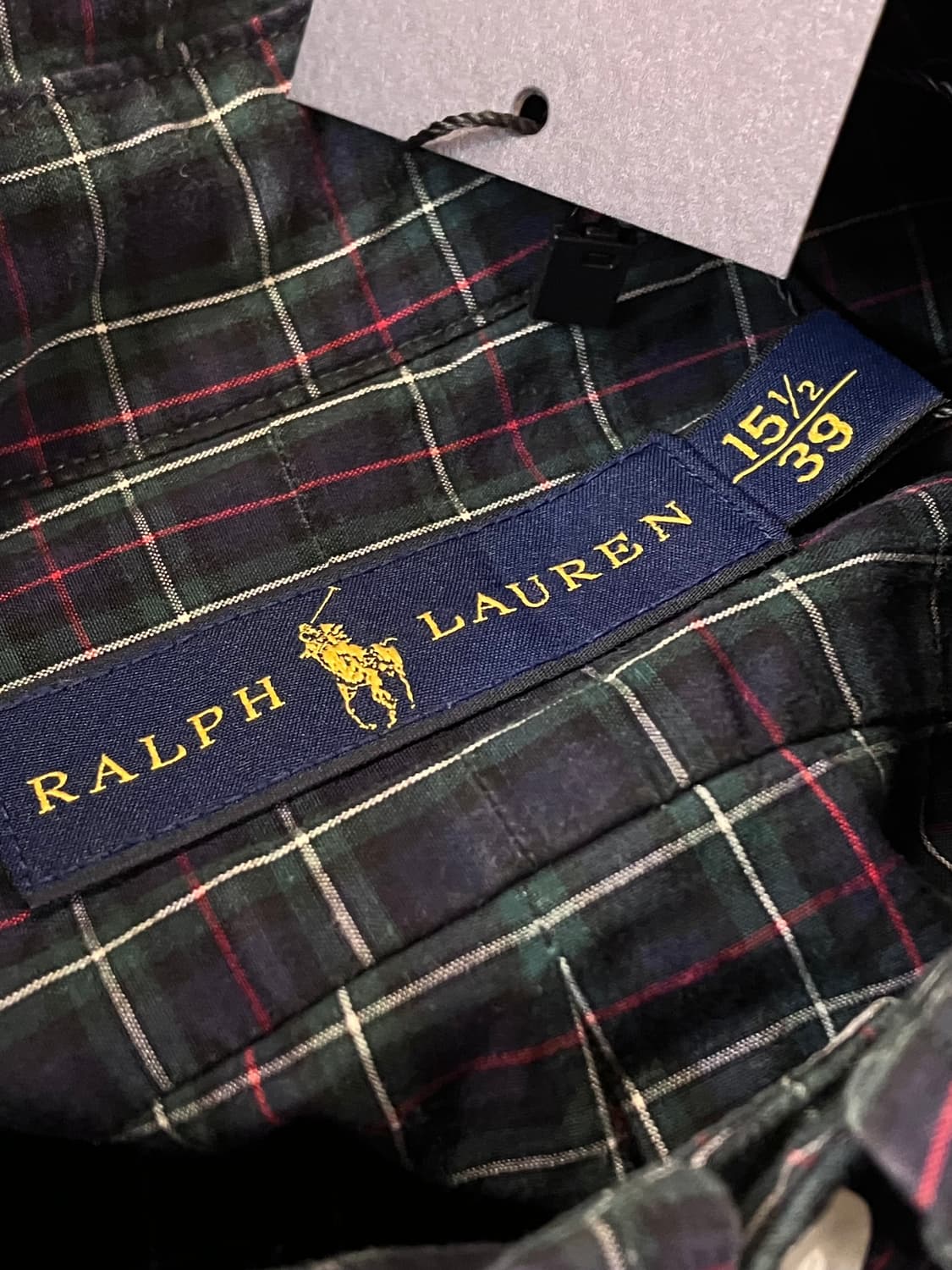 폴로 랄프로렌 체크 셔츠 딥그린  #csz3542 상품이미지5