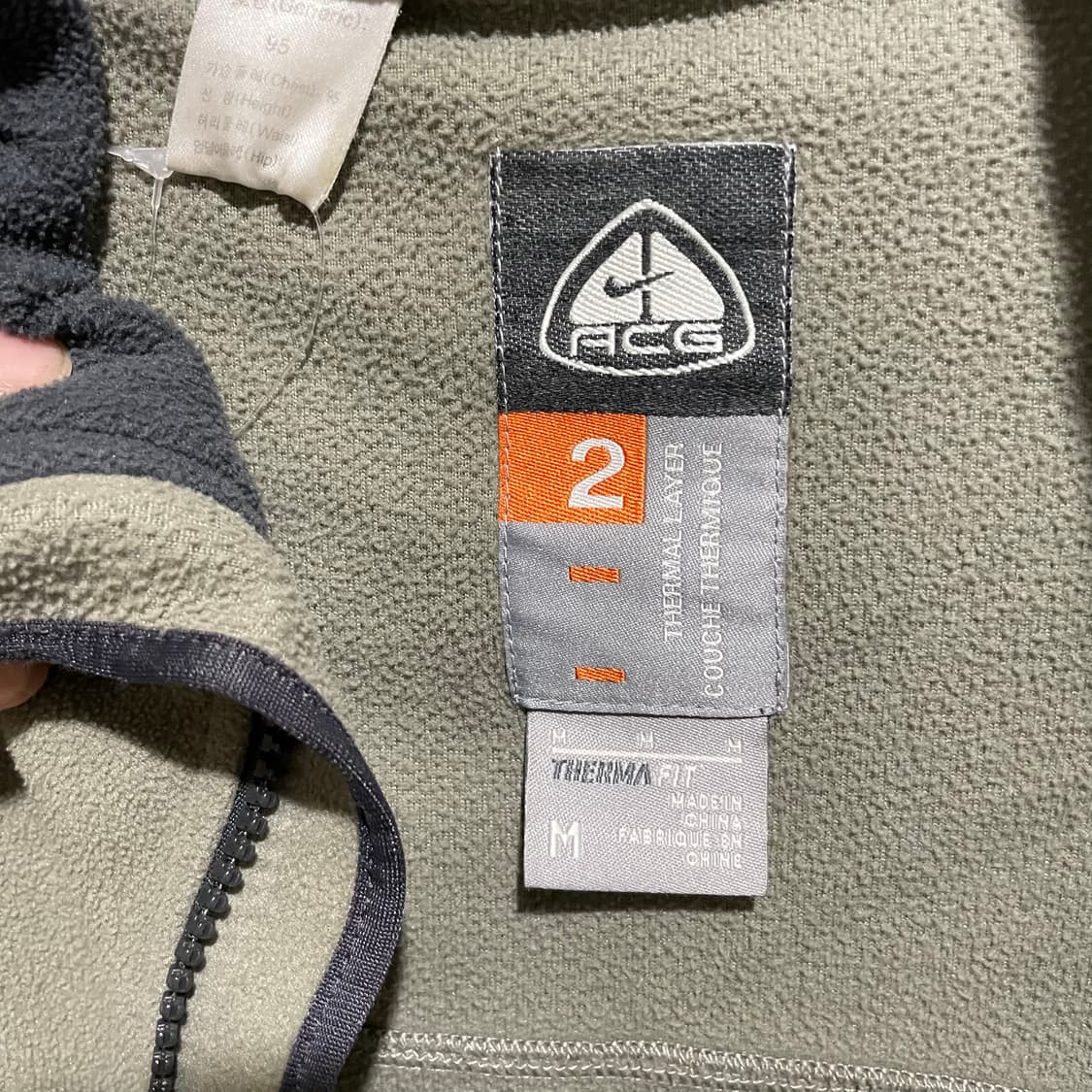 ACG 플리스자켓 카키 상품이미지4