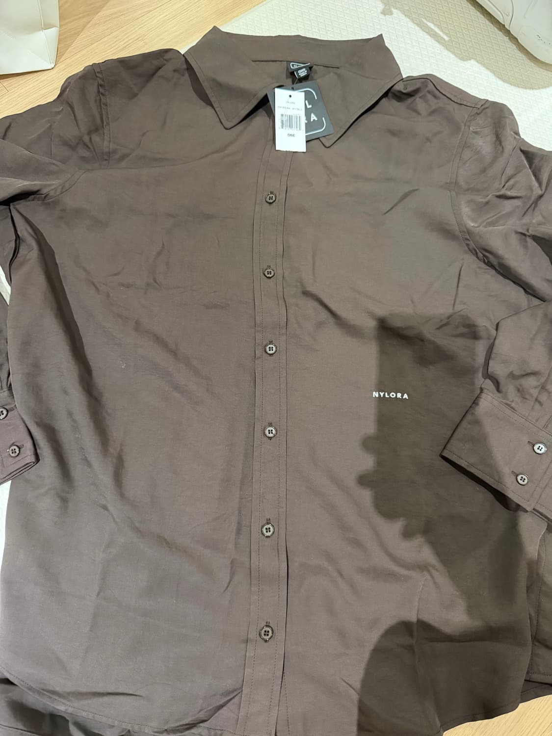 나일로라 브라운 셔츠M 상품이미지3