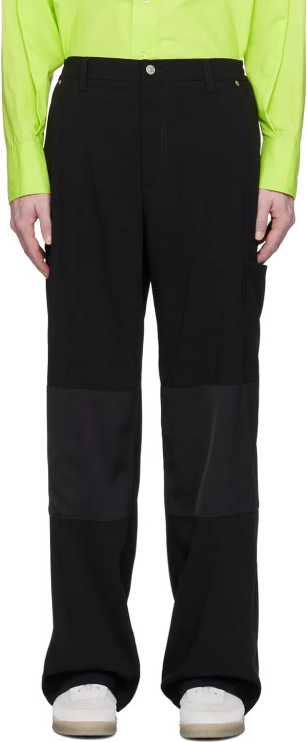 MM6 포플린 블랙 와이드팬츠 상품이미지9