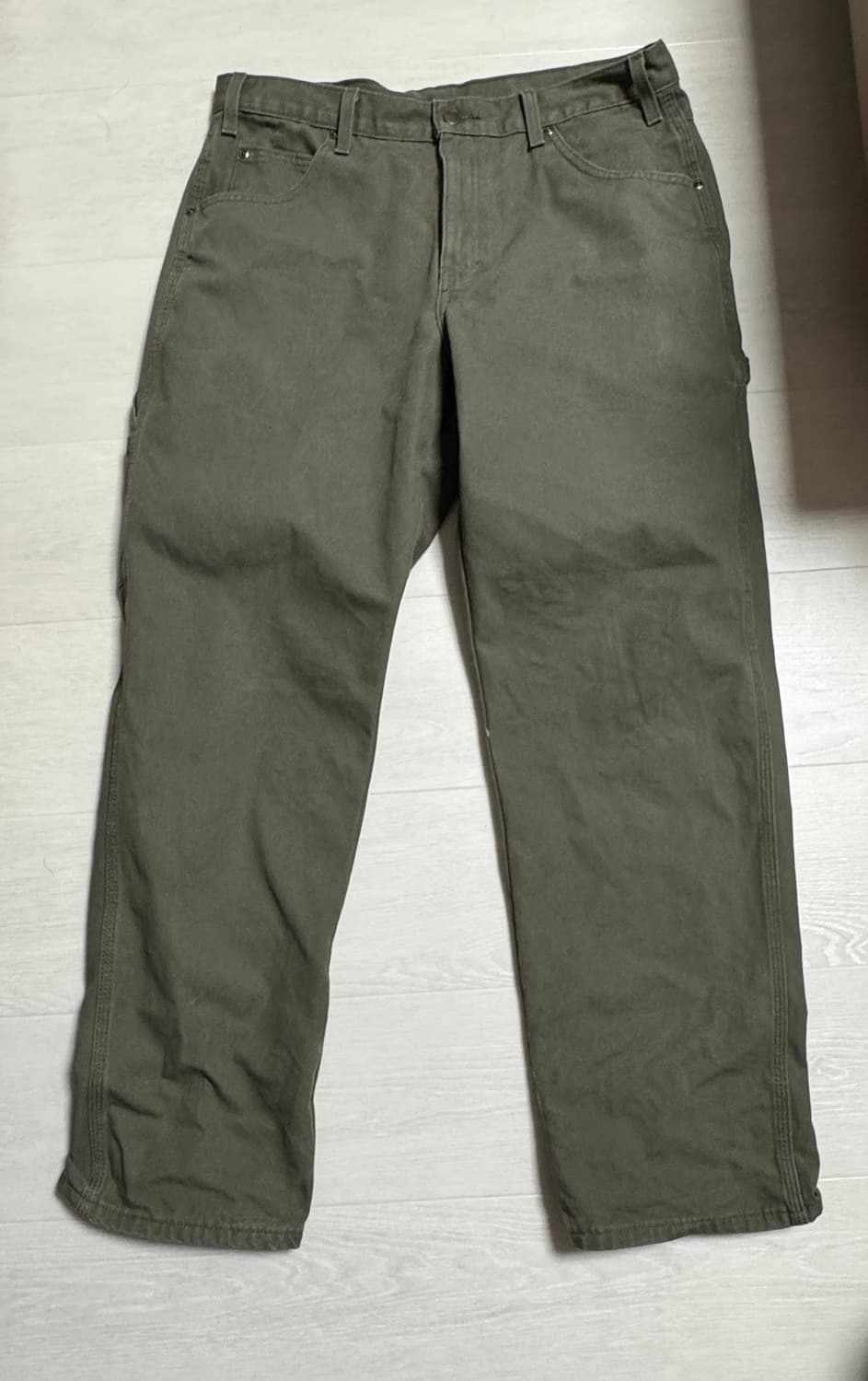 디키즈 1939 덕 캔버스 카펜터 워크 팬츠 Moss Green 34x3 상품이미지5