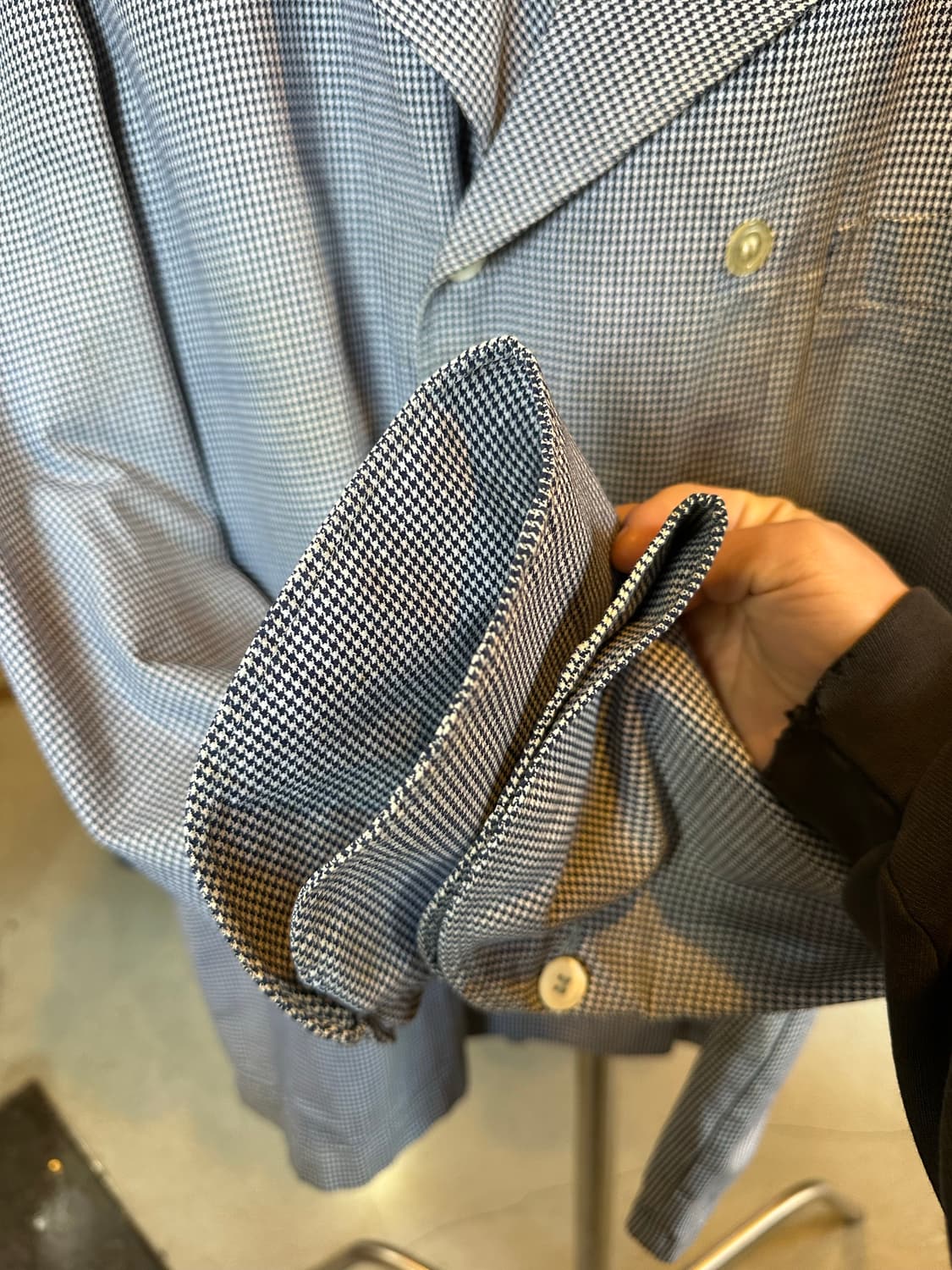 70-80s Bragard 프렌치워크웨어 더블 브레스트 자켓 상품이미지6