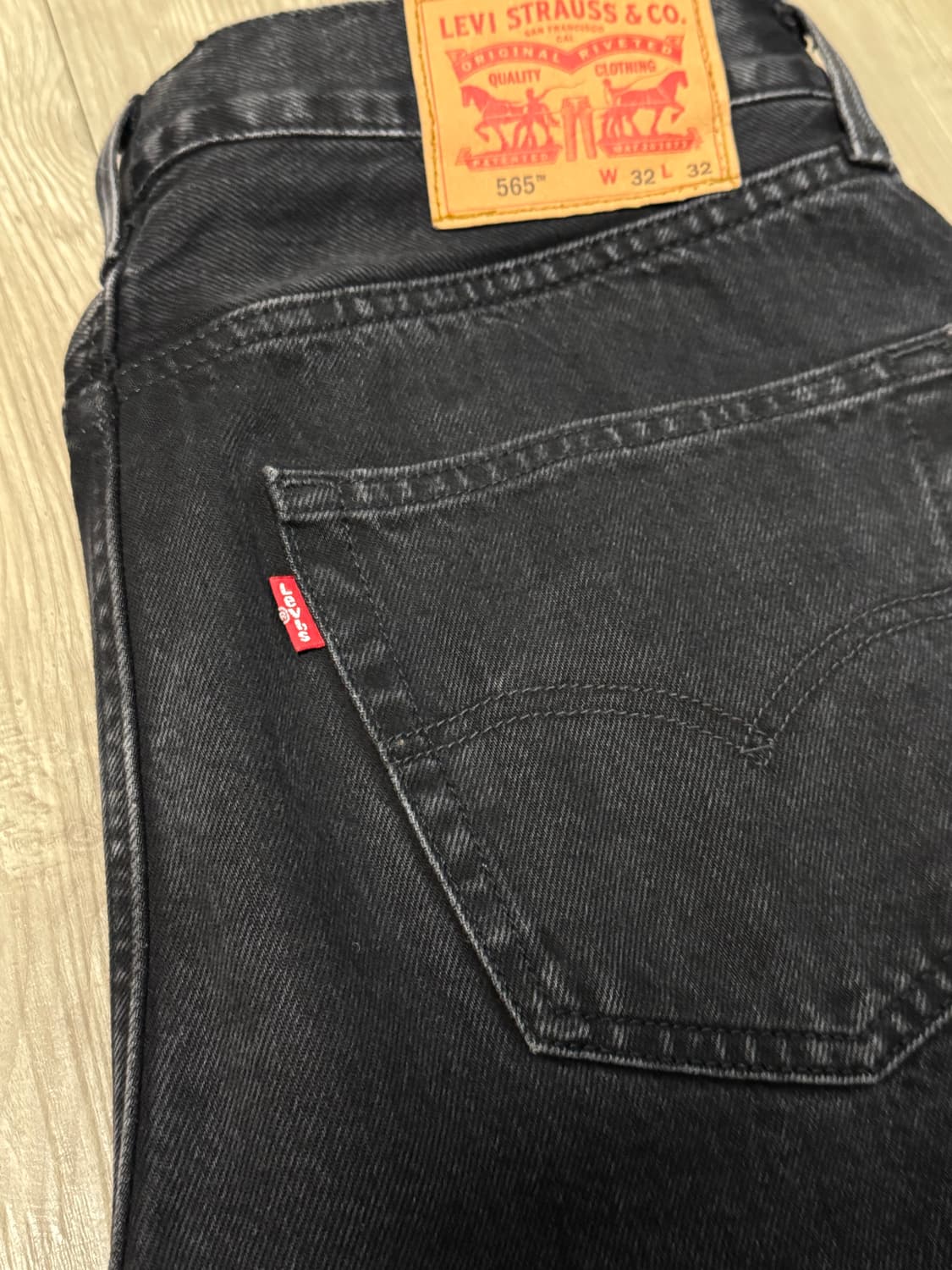 리바이스 / 565 스트레이트 흑청 / 32x32 상품이미지2