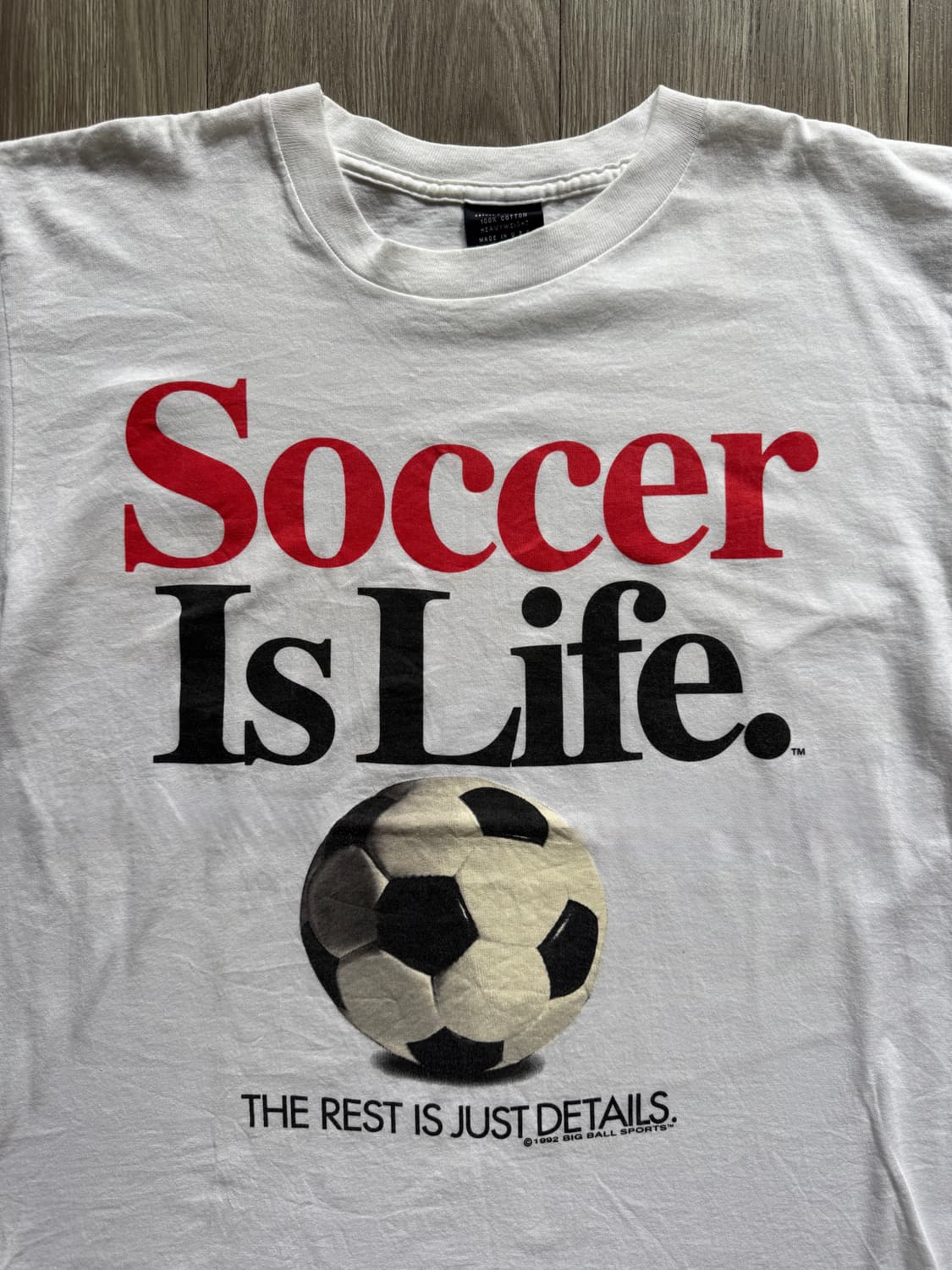 90s Soccer Is Life 티셔츠 상품이미지2