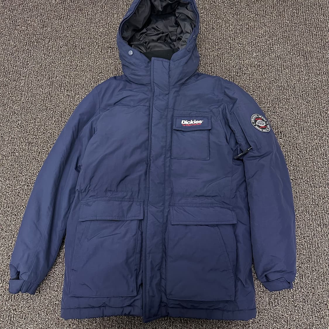 Dickies 디키즈 후드 패딩 점퍼 네이비 M 상품이미지1