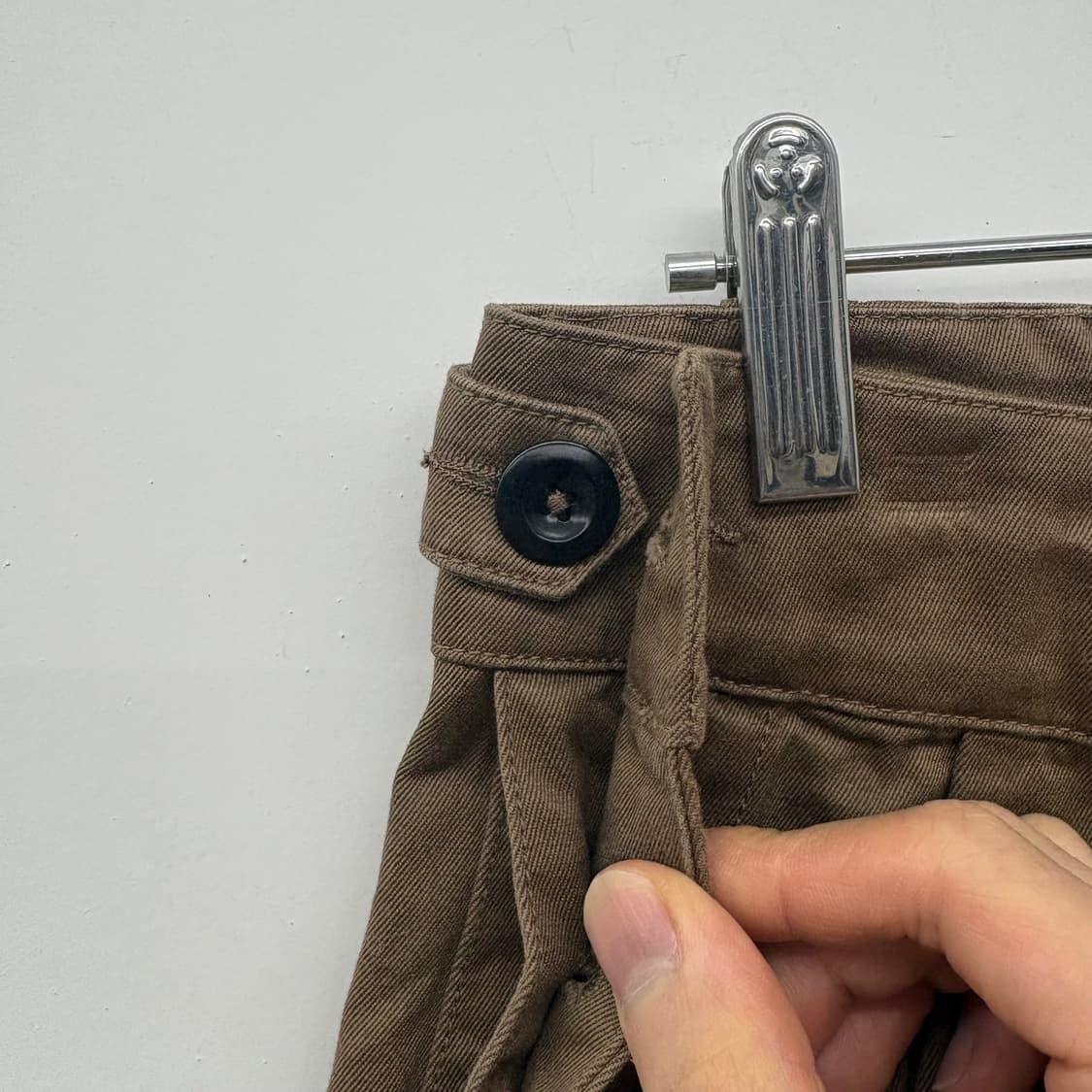 마가렛호웰 브라운 와이드 플리츠 팬츠 32 상품이미지3