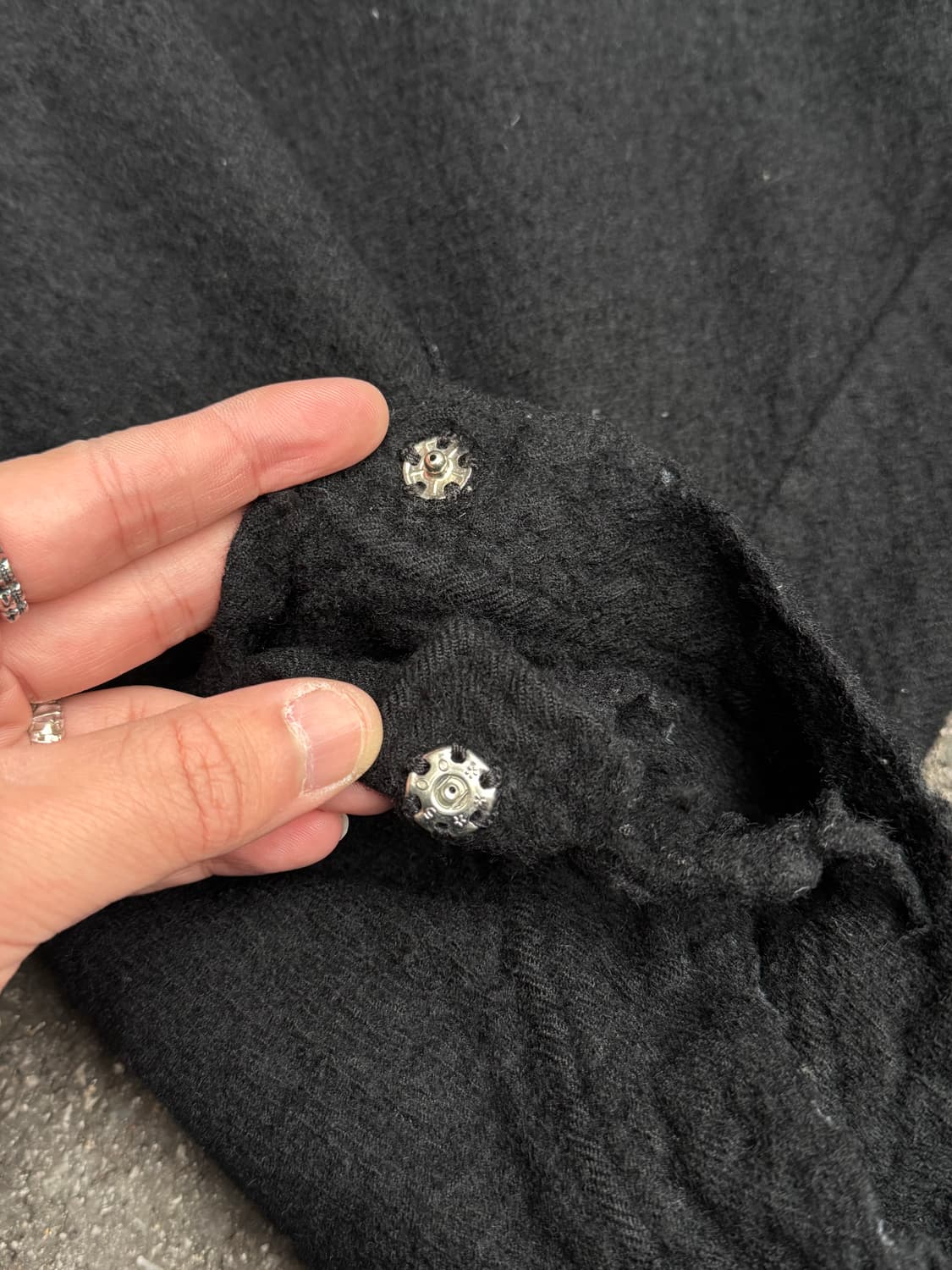 꼼데가르송 트리콧 크롭드 트라우저 울 팬츠  상품이미지8