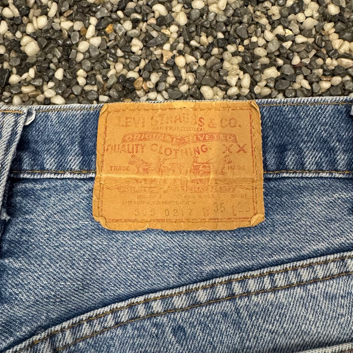 80s 리바이스 505 스트레이트 진 made in USA (34) 상품이미지6