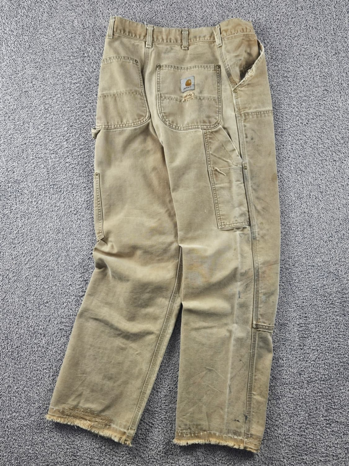 칼하트 덕 캔버스 더블니 카펜터 워크 팬츠 (32X32추정) / 8644 상품이미지3