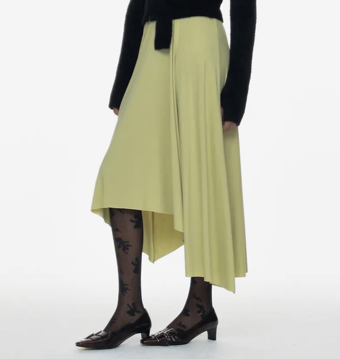 파르티멘토 우먼 저지 어시매트릭 스커트 S 상품이미지1