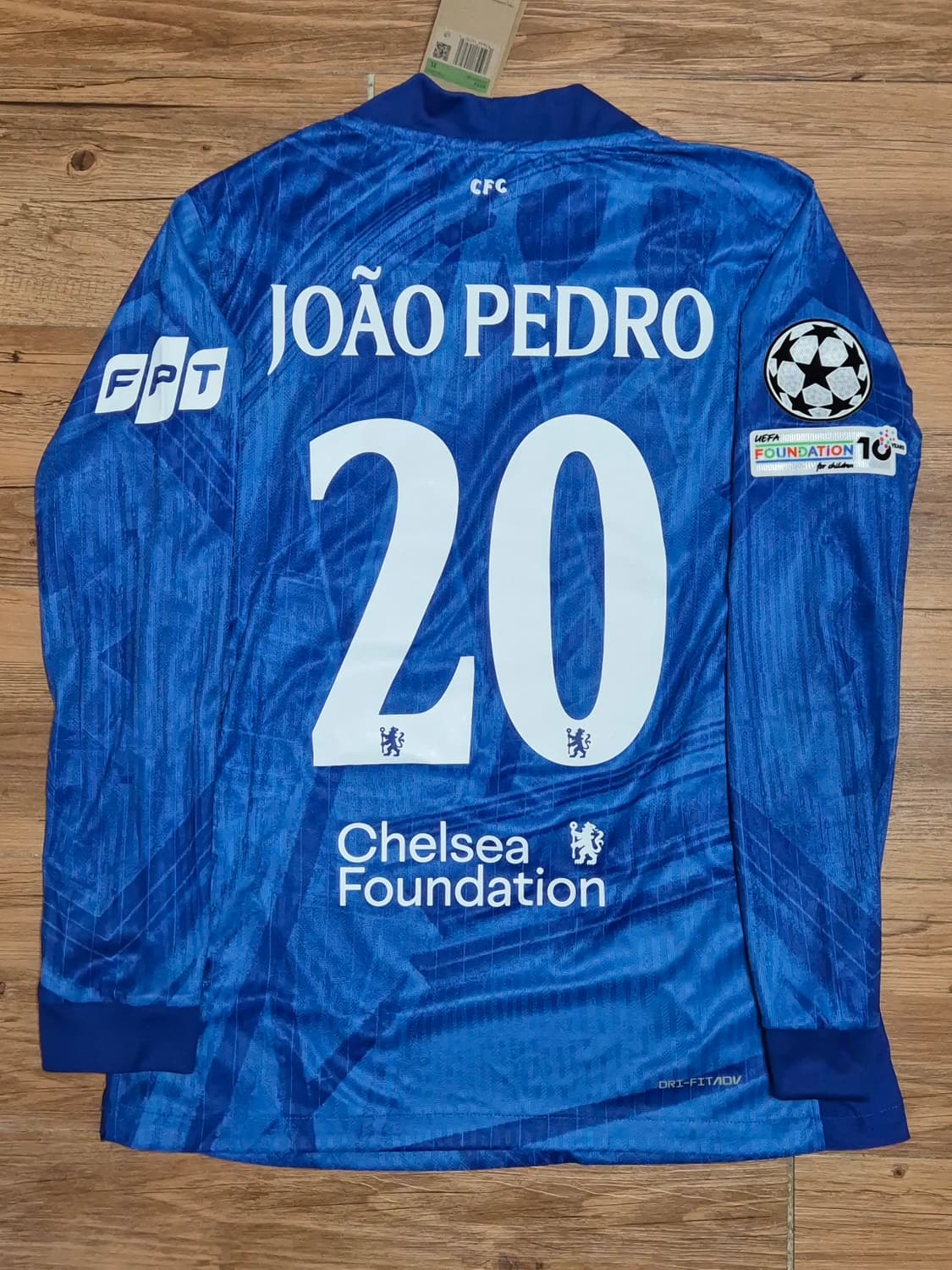 첼시 주앙 페드로 유니폼 긴팔 XL사이즈 상품이미지1