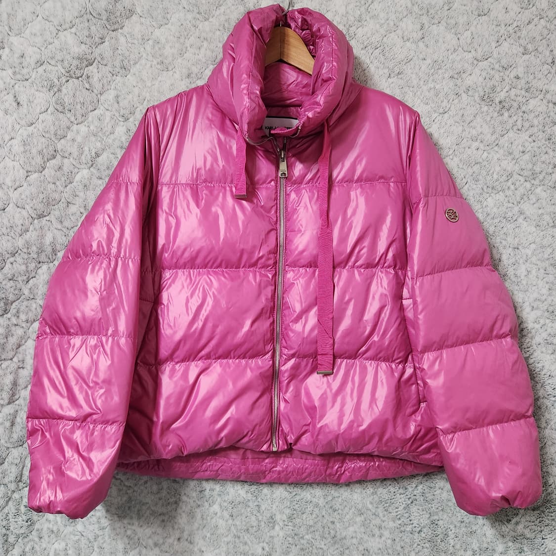 H339 [77] 칼라거펠트 거위털 패딩 점퍼 상품이미지1