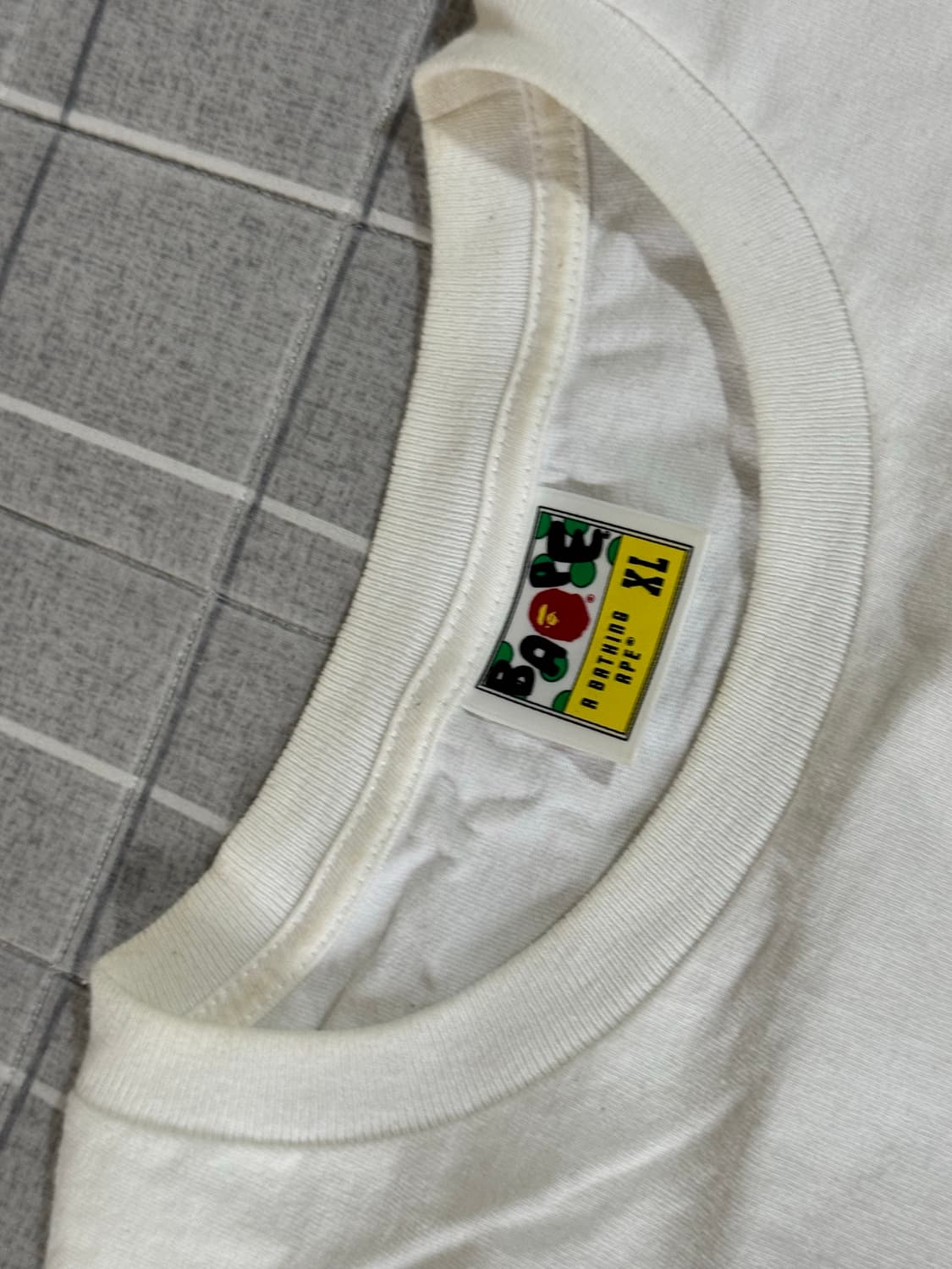 베이프 재팬 빅 에이프 헤드 시티 티셔츠 화이트 상품이미지3