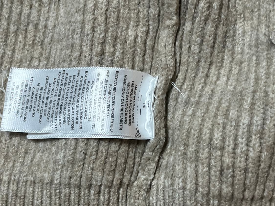 폴로 니트 집업 L 상품이미지5