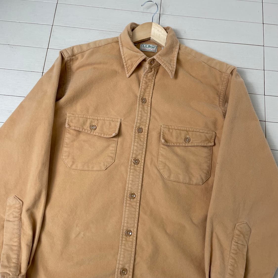 1980s L.L bean USA 엘엘빈 플란넬 셔츠 상품이미지3