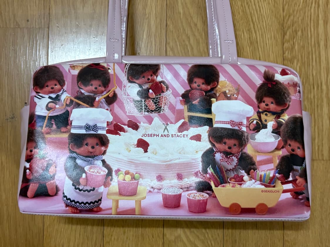 조셉앤스테이시 박스 백 베이커리 몬치치 핑크 가방 상품이미지3