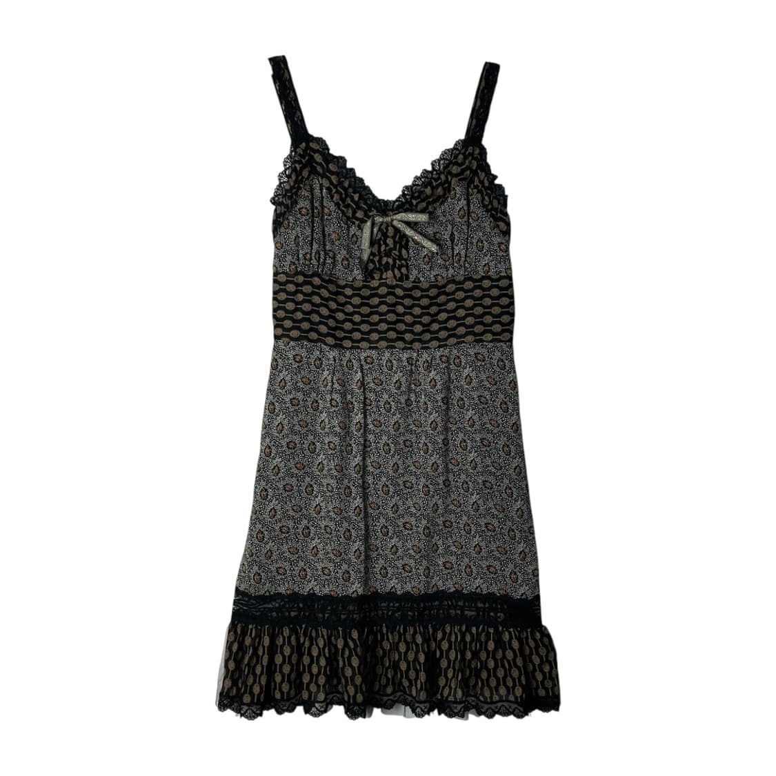 [ANNA SUI] 안나수이 레이스 리본 슬립 원피스 상품이미지1