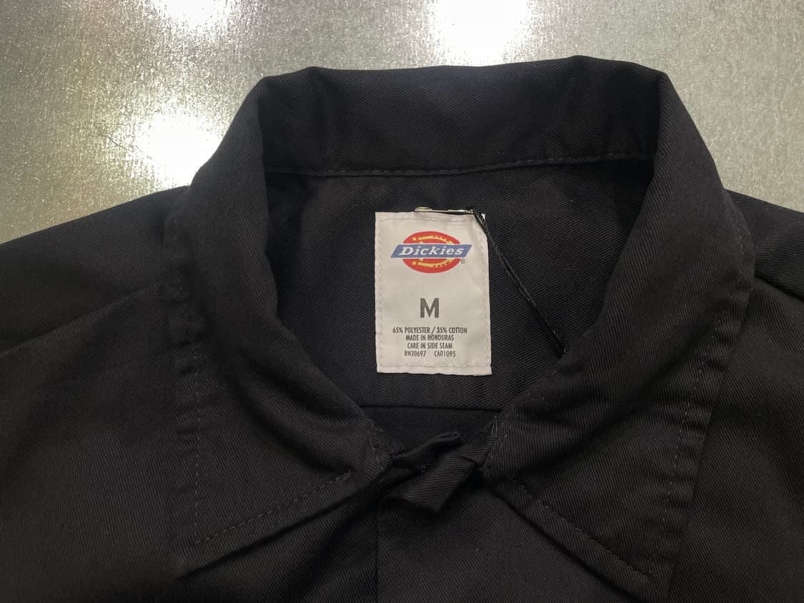 (M) Dickies 디키즈 반팔 워크 셔츠 블랙 상품이미지8