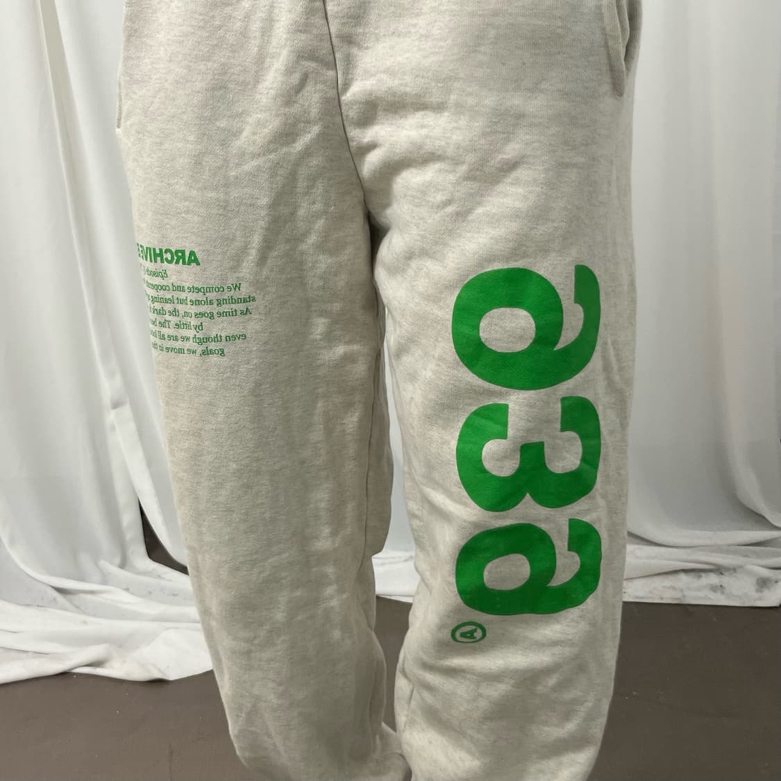 Archivebold Oatmeal 939 Sweatpants 상품이미지2