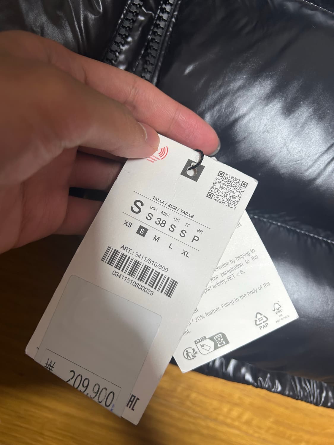 자라패딩 상품이미지2