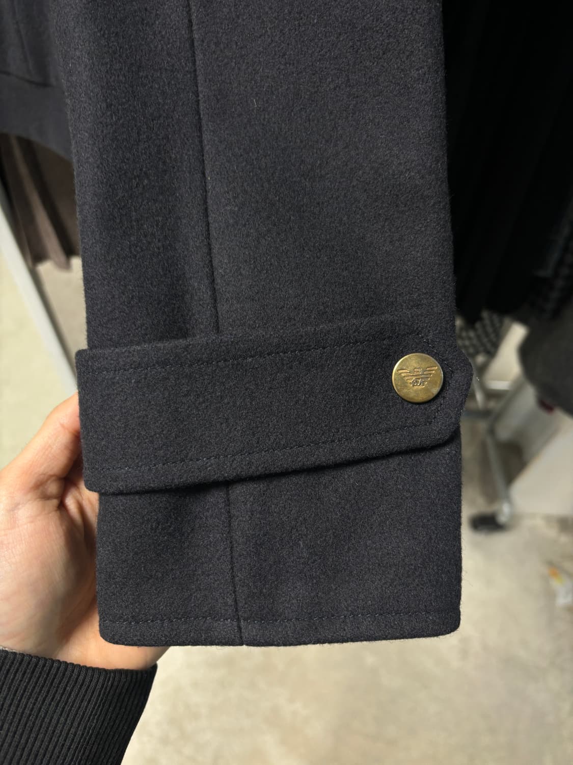 아르마니 진스 밀리터리 울자켓 상품이미지4