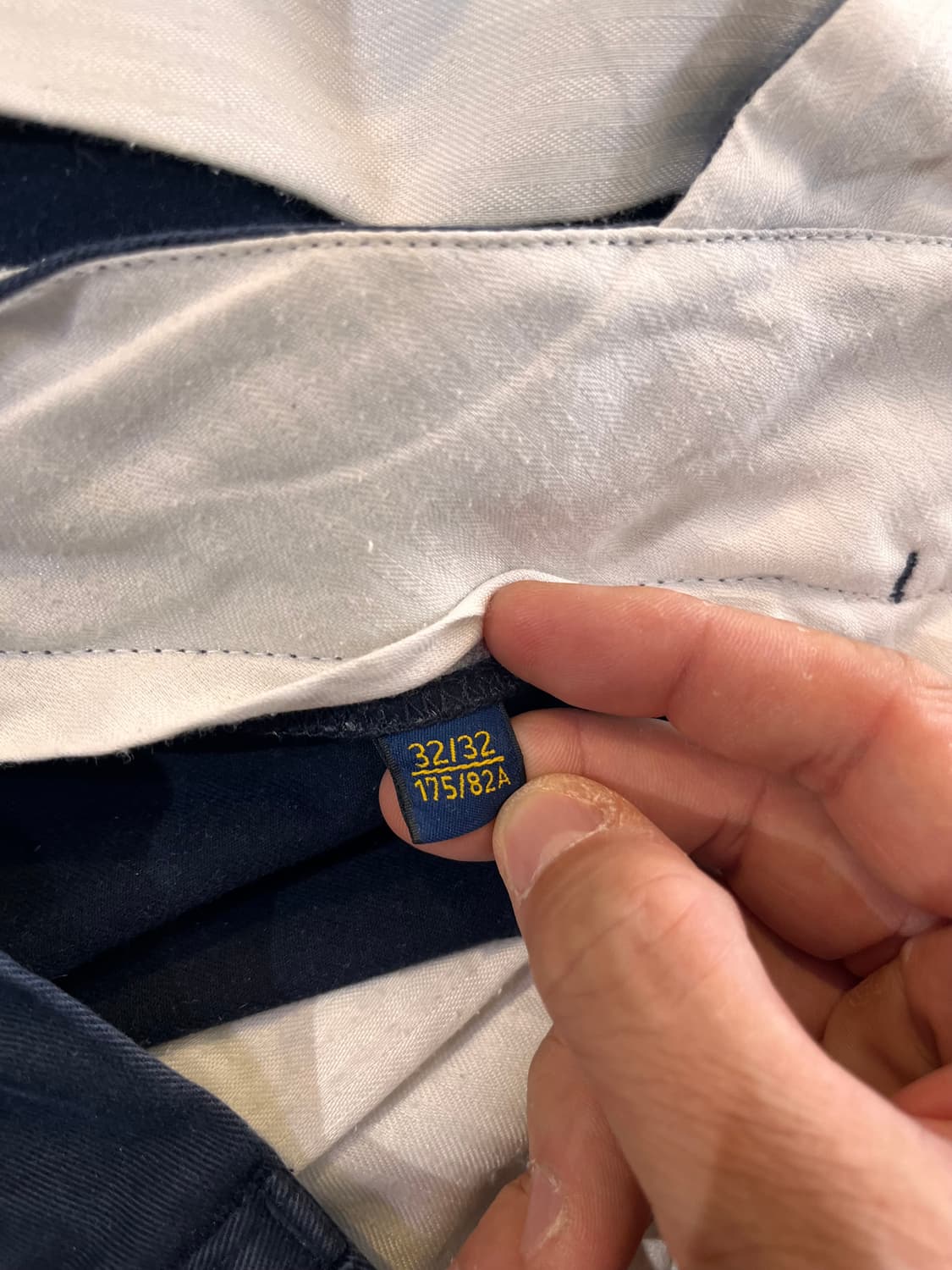 폴로 랄프로렌 원턱 네이비 치노 팬츠 상품이미지5