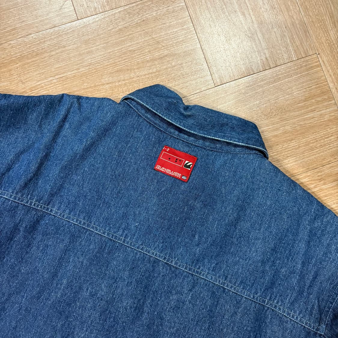 00s 퀵실버 퀼팅 데님 초어자켓 상품이미지6