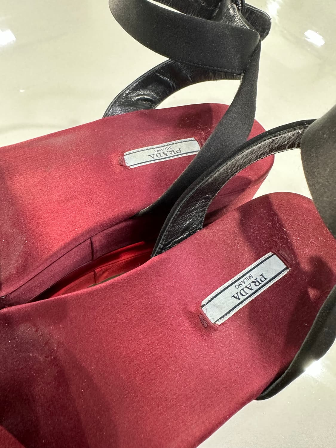 PRADA 프라다 더블 게타 플랫폼 샌달  상품이미지7