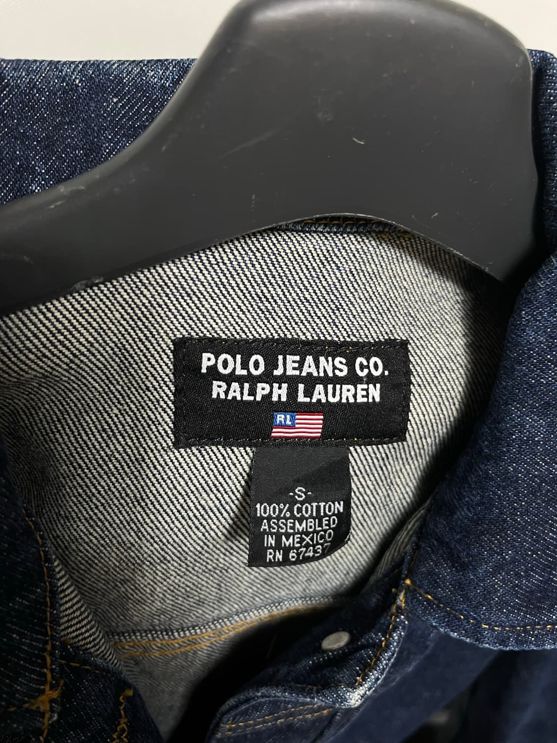 폴로진 데님 자켓 청자켓 S 상품이미지2