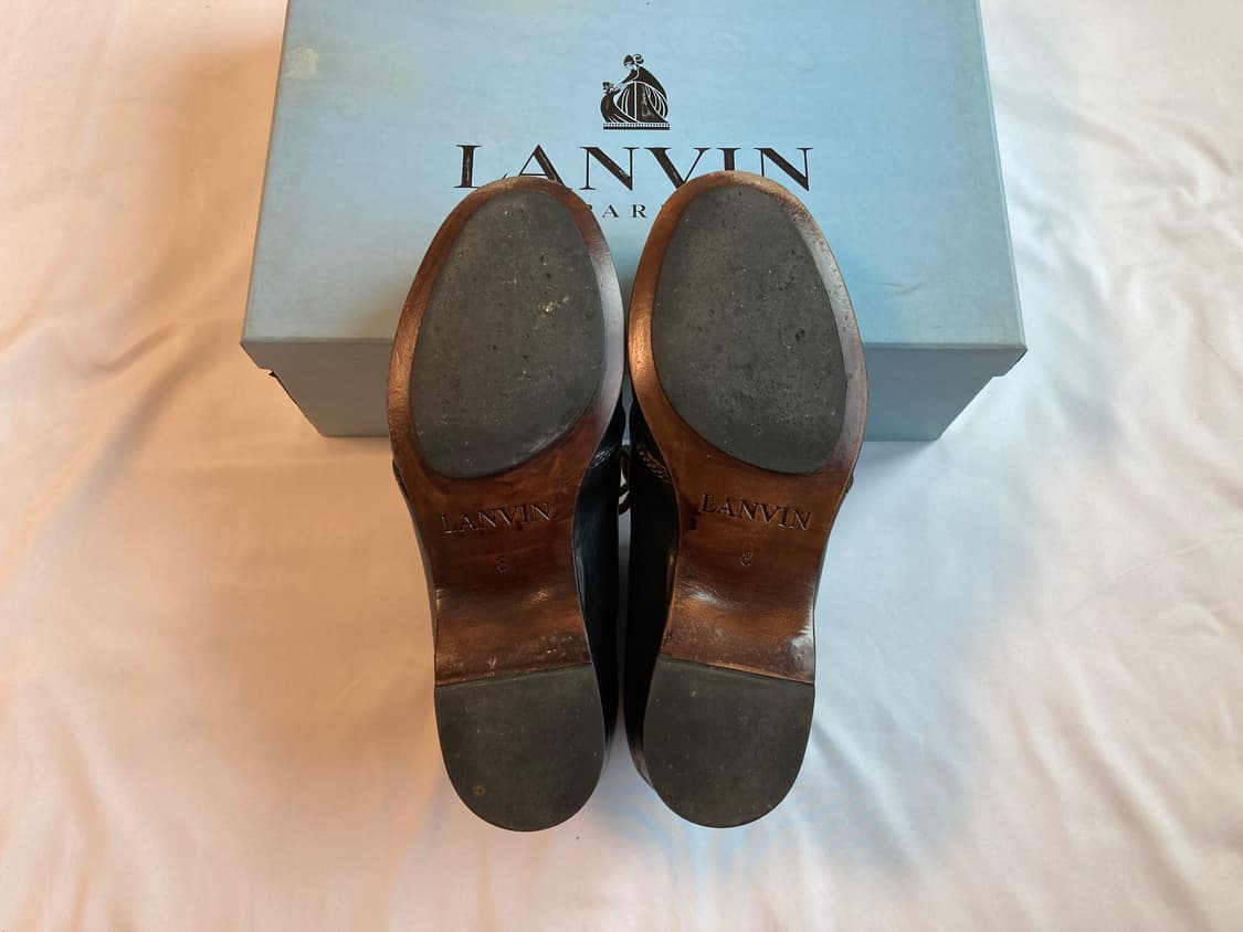 [270] 랑방 lanvin 플레인토 카프스킨 하이 더비슈즈 상품이미지6