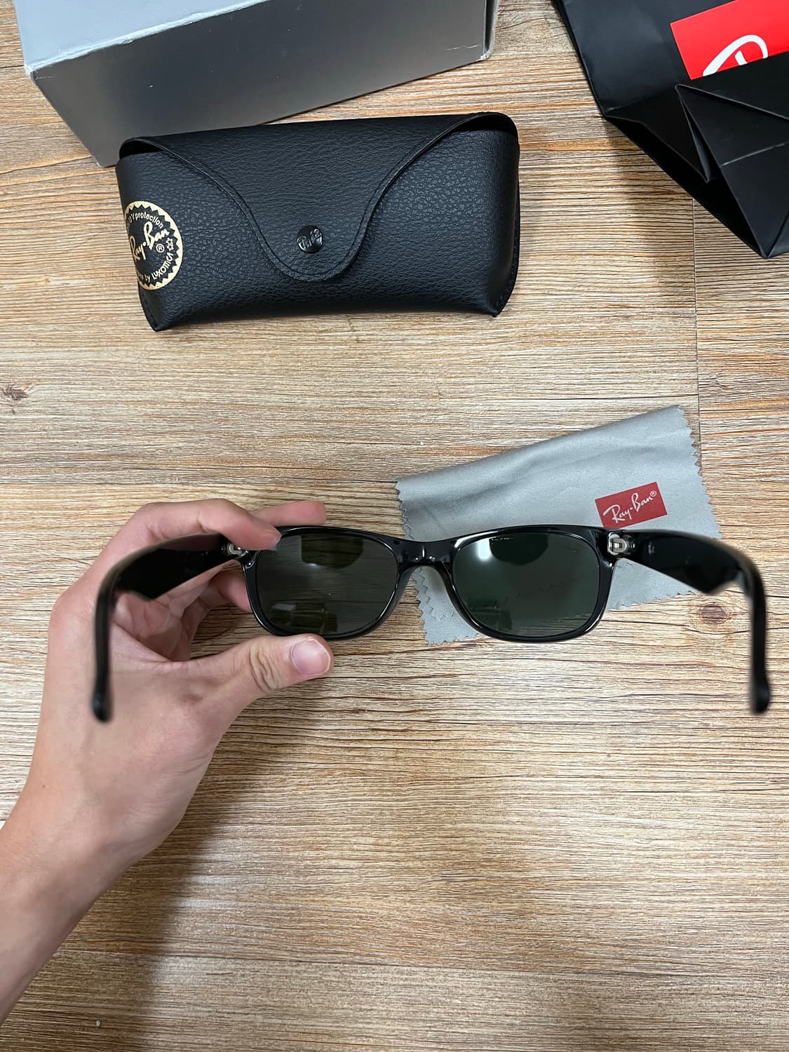 레이벤 rb2132 선글라스 블랙 상품이미지2