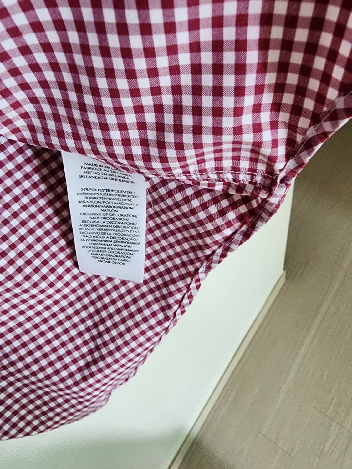 폴로 랄프로렌 깅엄체크 셔츠 상품이미지4