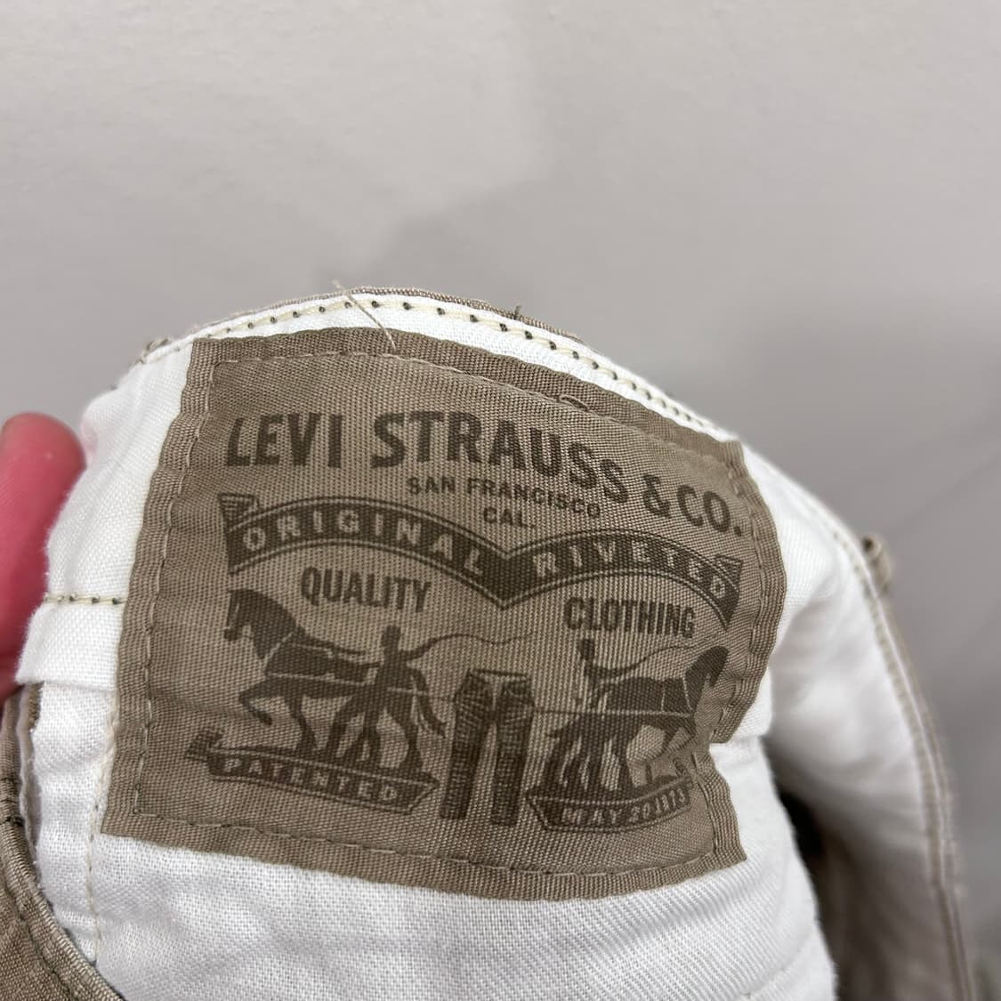 리바이스 00s 코튼 카고 사파리 쇼츠 반바지 상품이미지3