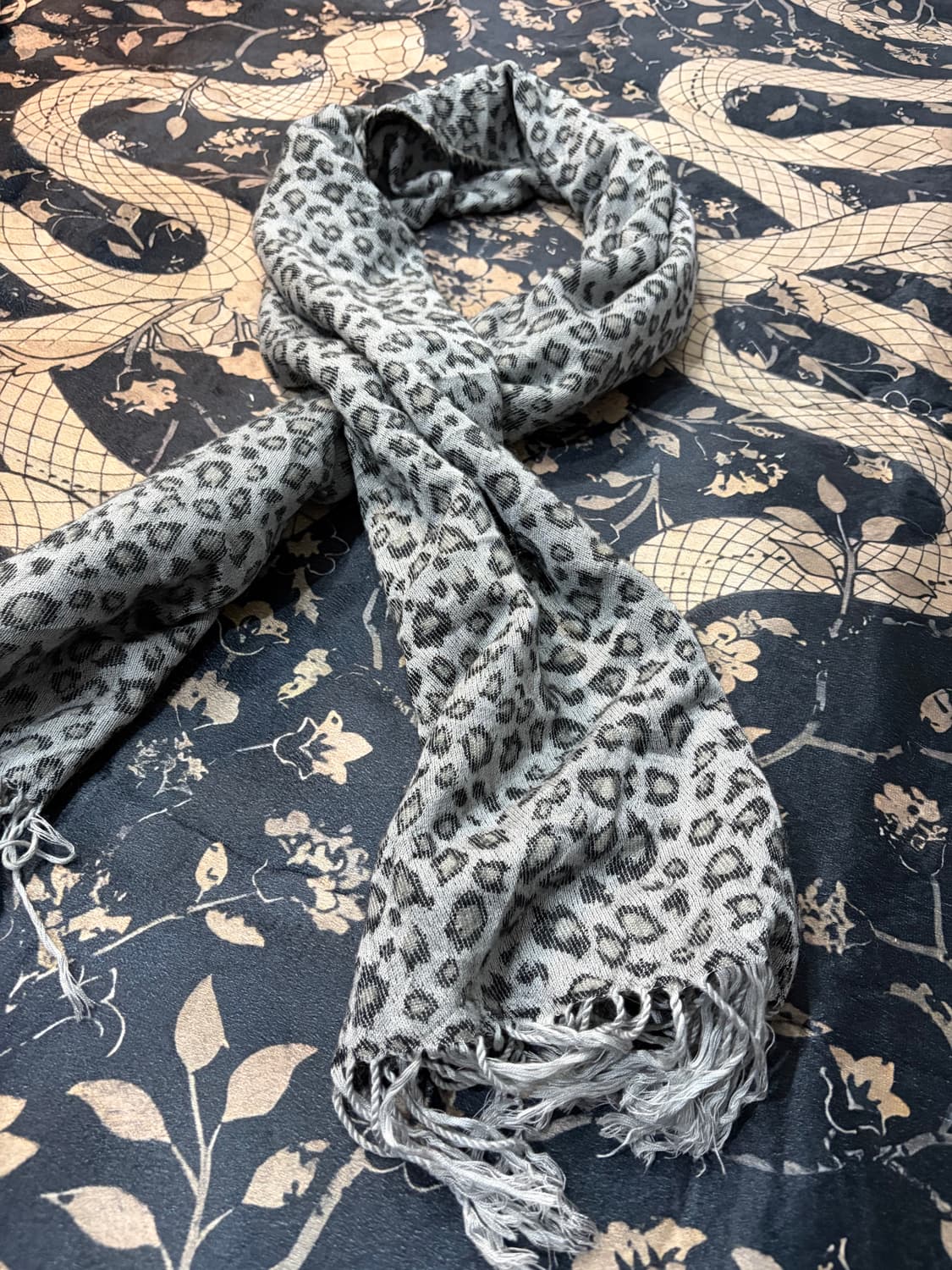 Leopard vtg scarf 상품이미지6
