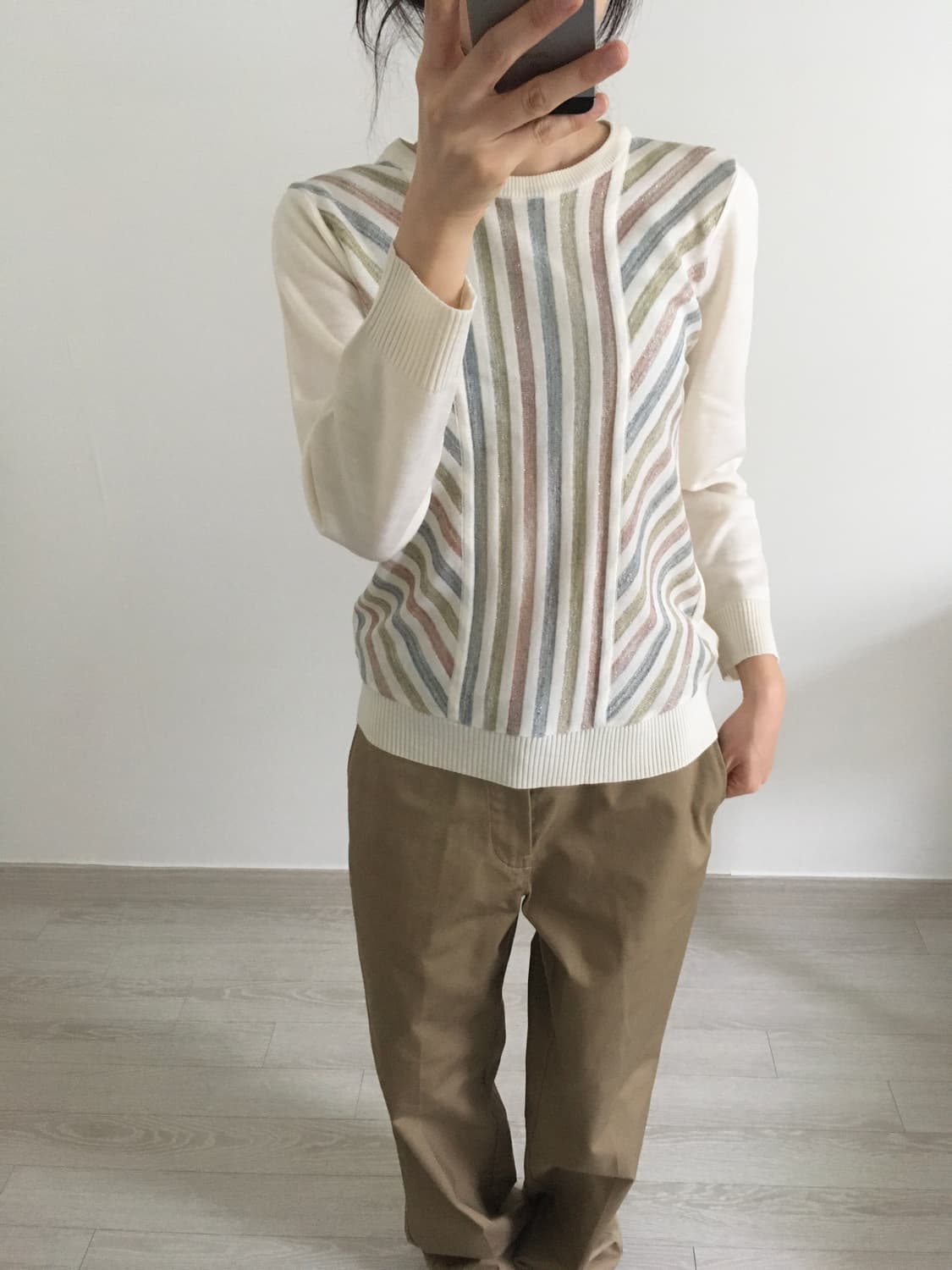 Glitter line knit top 상품이미지10