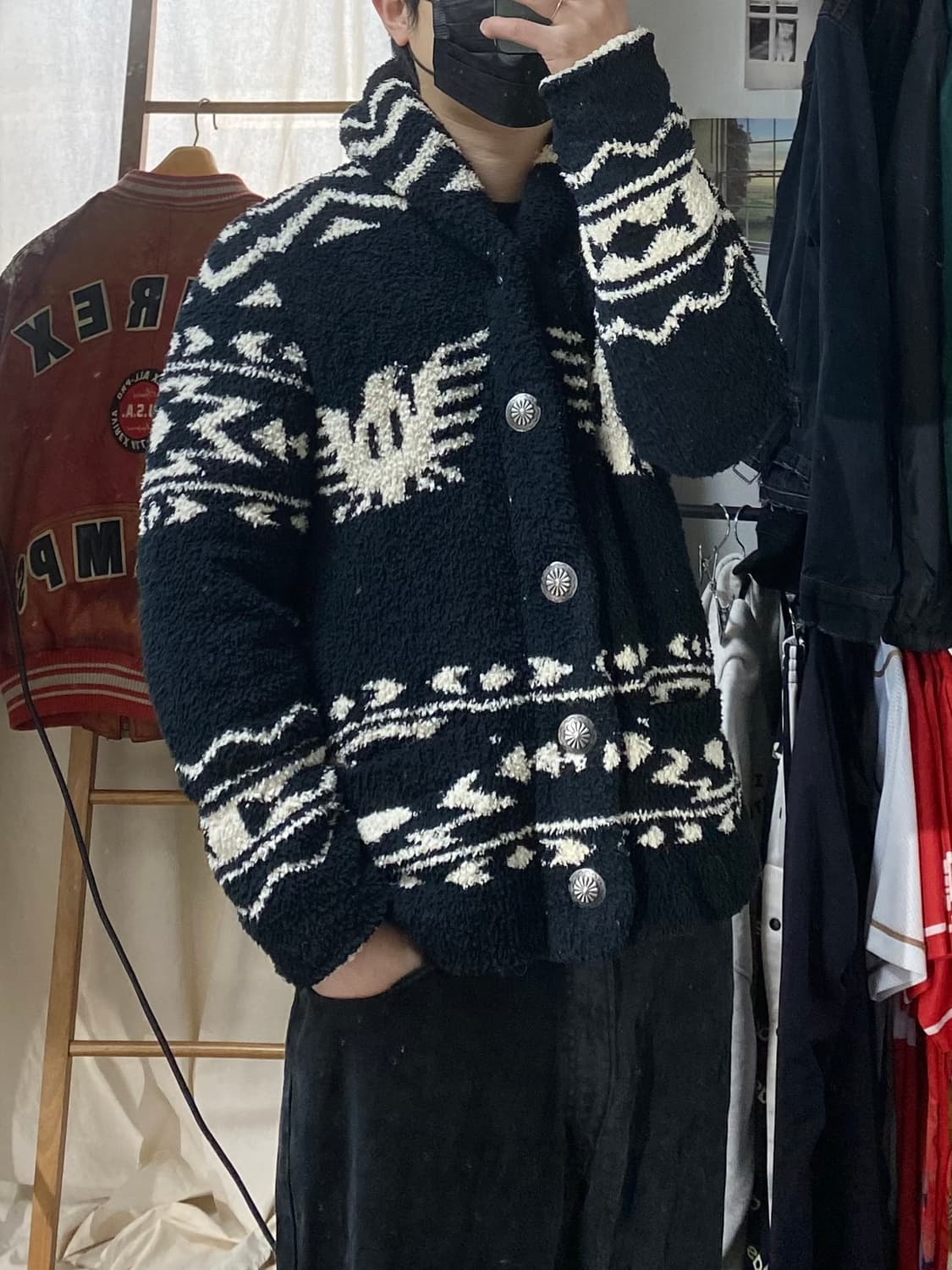 [M] ANTIBALLISTIC 안티볼리스틱 썬더버드 코위찬 가디건 상품이미지9