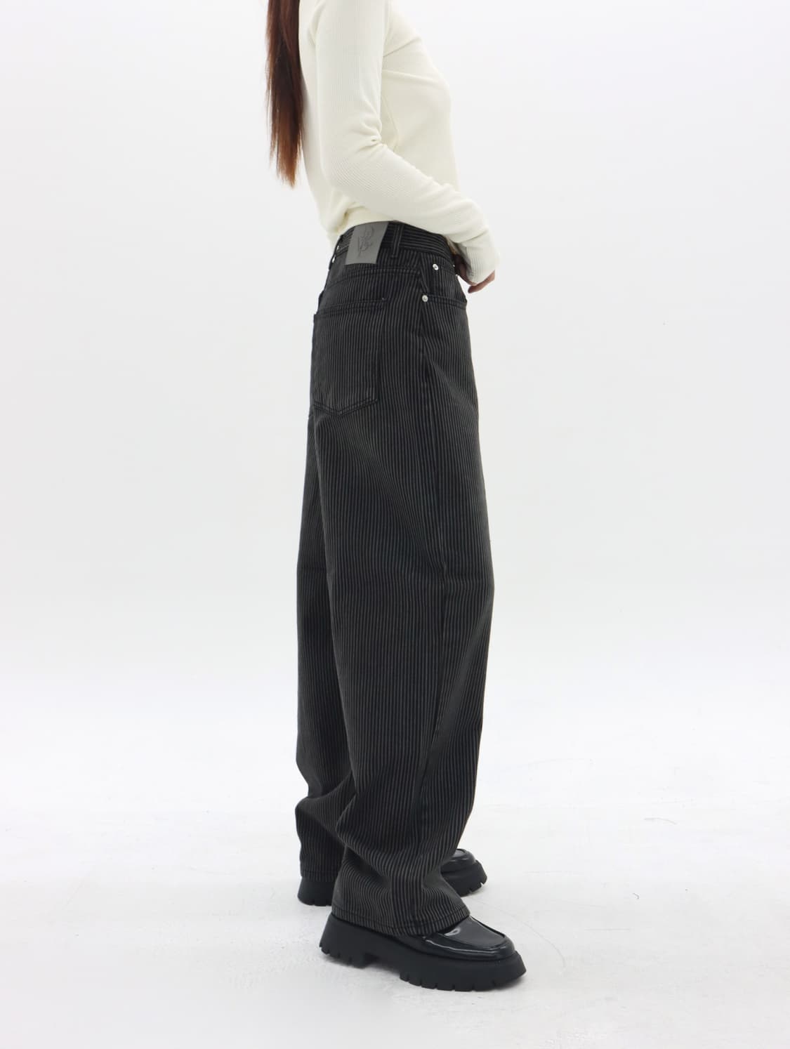 (완전새상품) 스트라이프데님 m 상품이미지3