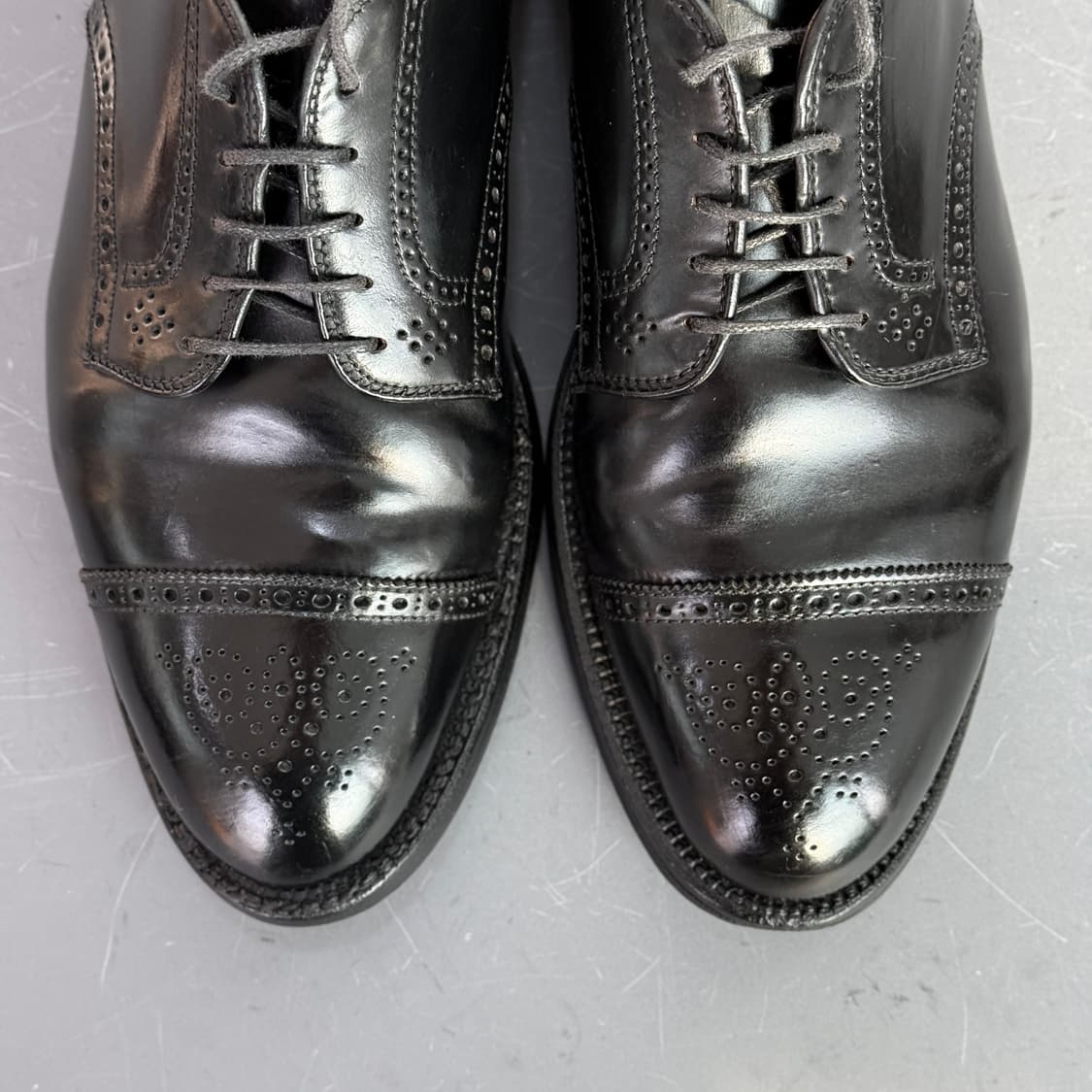 [10E] 알든 2146 블랙 코도반 메달리온 캡토 더비 상품이미지2