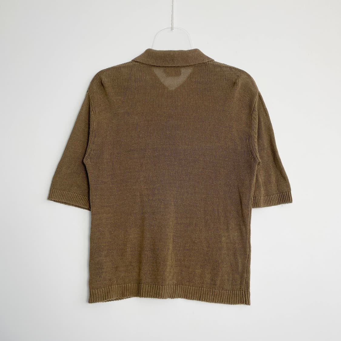  C2 마시모두띠(Massimo Dutti) 린넨 소재 니트폴로셔츠 95 상품이미지3