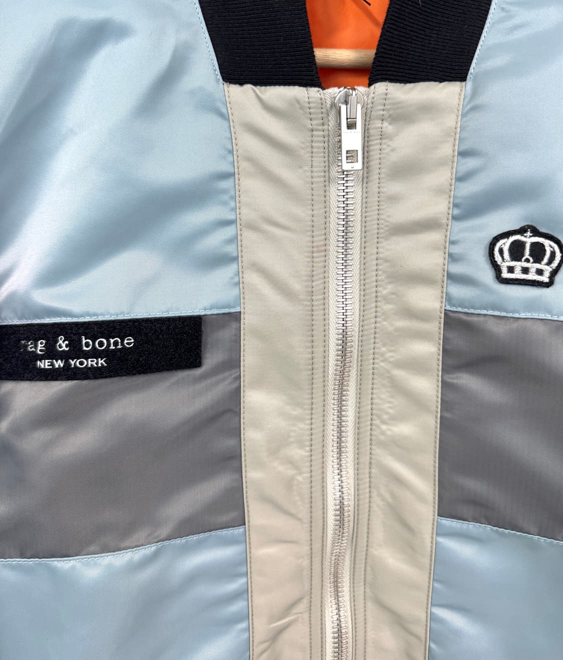 RAG&BONE 랙앤본 라이트 블루 보머 봄버 자켓 XS 상품이미지4