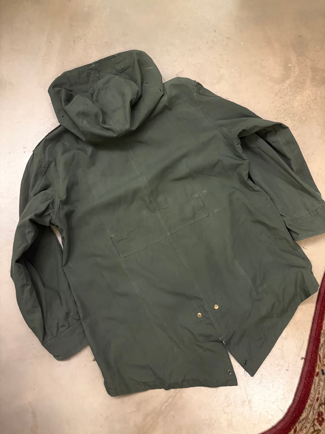 80s 국군 민무늬 피쉬테일 스키파카 상품이미지2