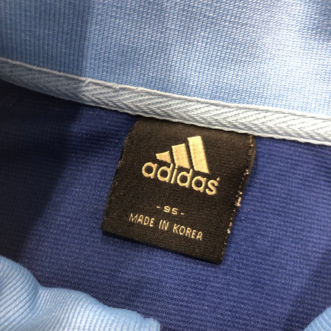 아디다스 스카이블루 져지 트랙 자켓 상품이미지4