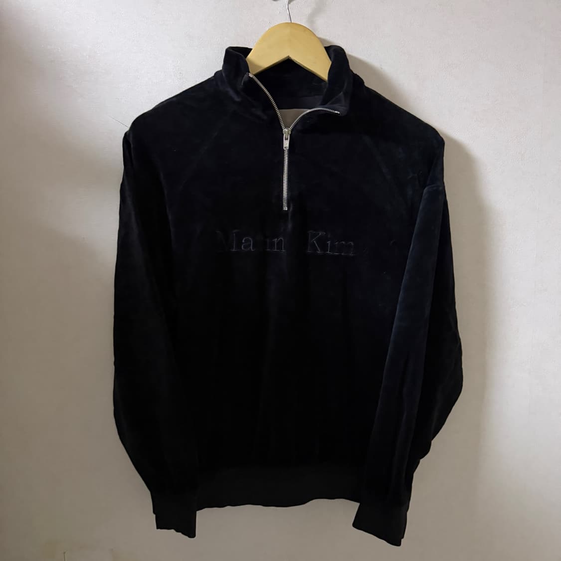 마뗑킴 벨벳 트레이닝 상하의 세트 (프리) 상품이미지1